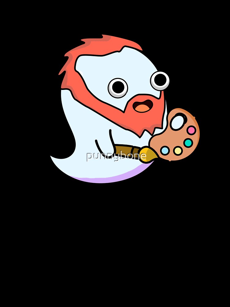 Van Ghost Cute Artist Ghost Pun by punnybone