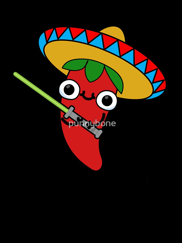 The Chosen Juan Cute Mexican Chili Warrior Pun by punnybone