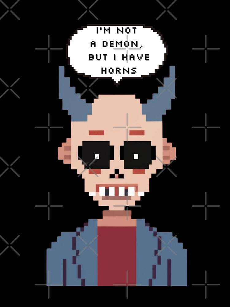 I am not a demon, but I have horns | Pixel Style by CircinusStore