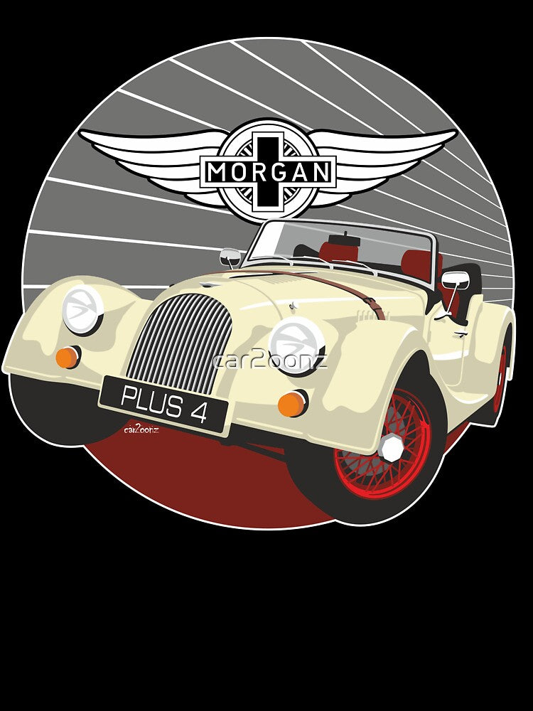Morgan Plus 4 Old English White by car2oonz