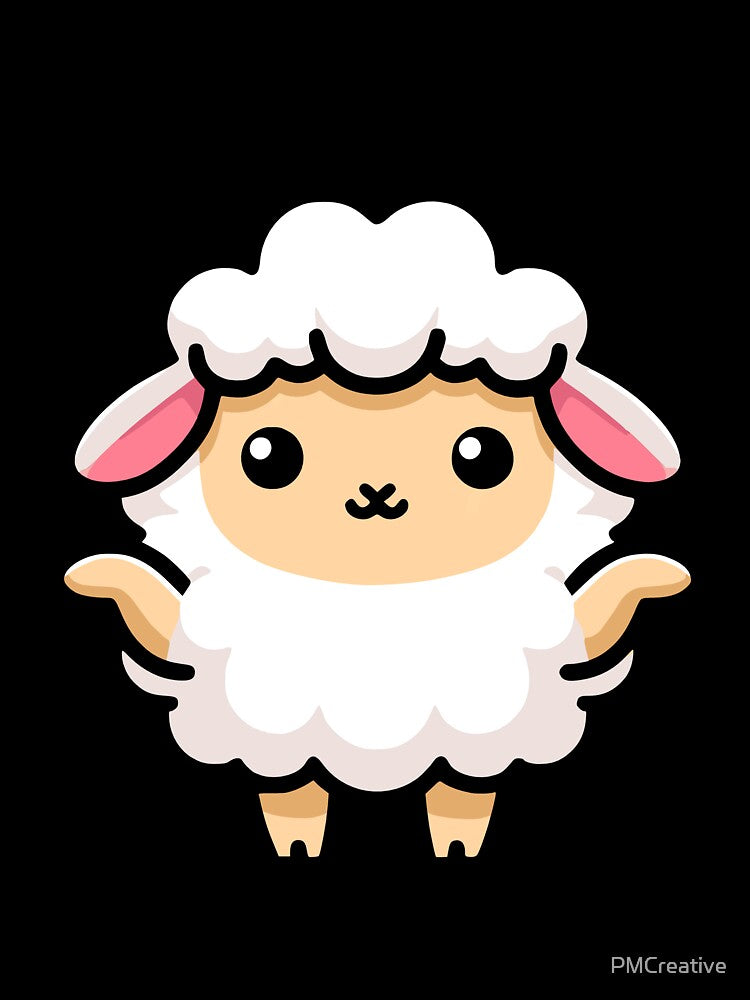 Sheep Happens! Cute Sheep Pun by PMCreative
