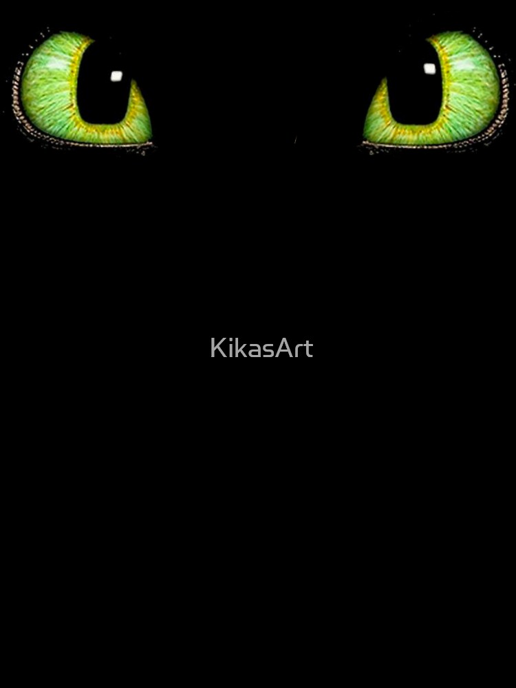 toothless eyes, cover, shirt, cushion, mask by KikasArt