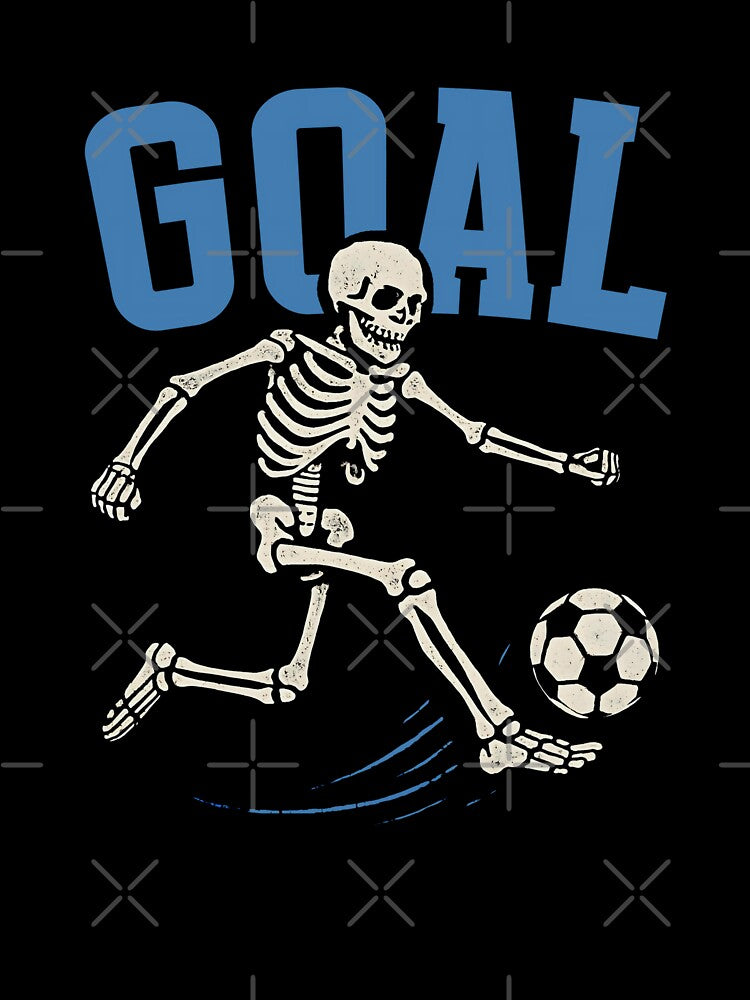Goal Football Skeleton by CreepyCornerArt