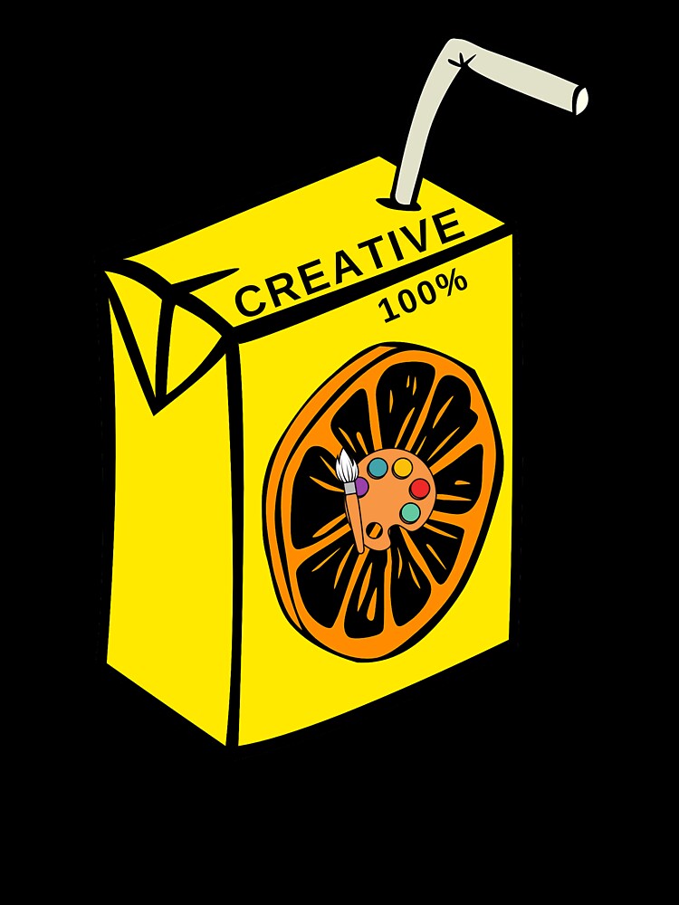 Creative Juice Box 100% Creative Yellow Juice Box by CAFACES