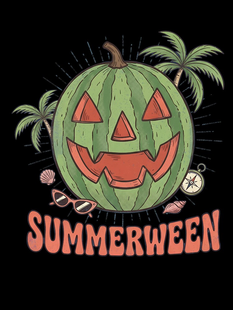 Summerween Watermelon Jack O Lantern Pun by Sugengthecraftd