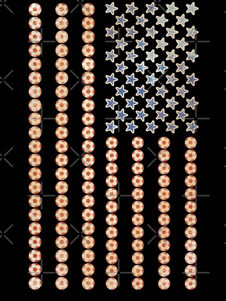 American Flag Soccer Balls - U.S.A. Soccer by Numero14