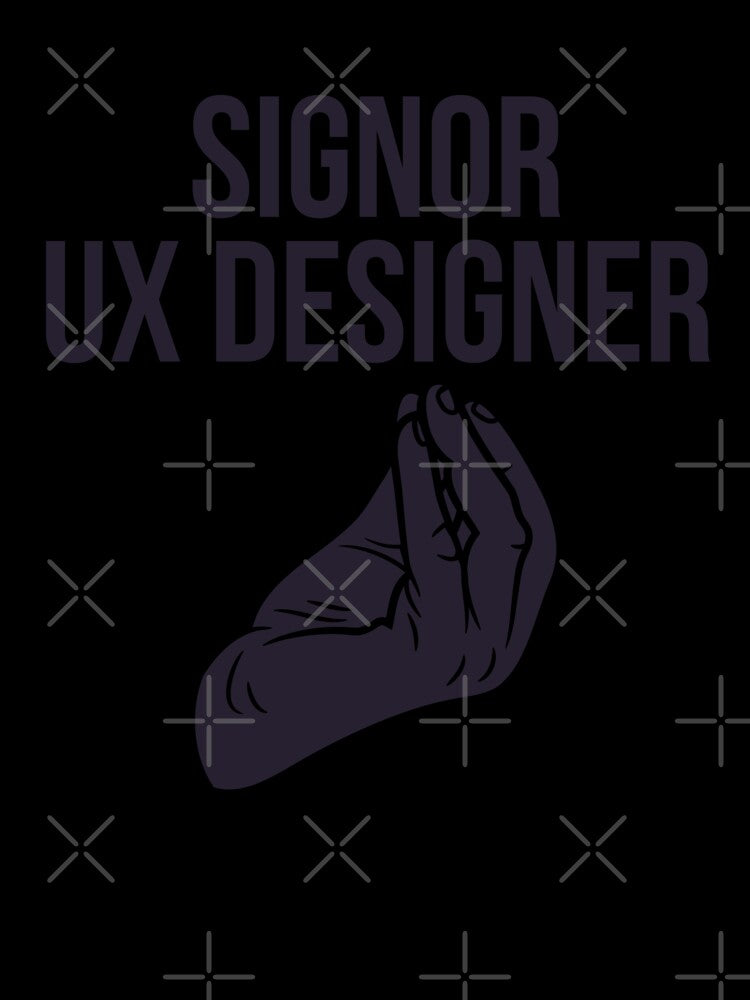 Signor UX Designer by trendingatees