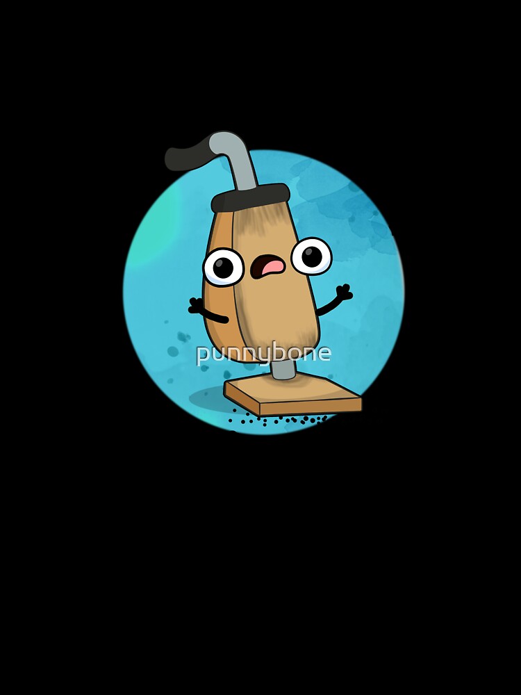 Don't Mess With Me Cute Vacuum Cleaner Pun by punnybone