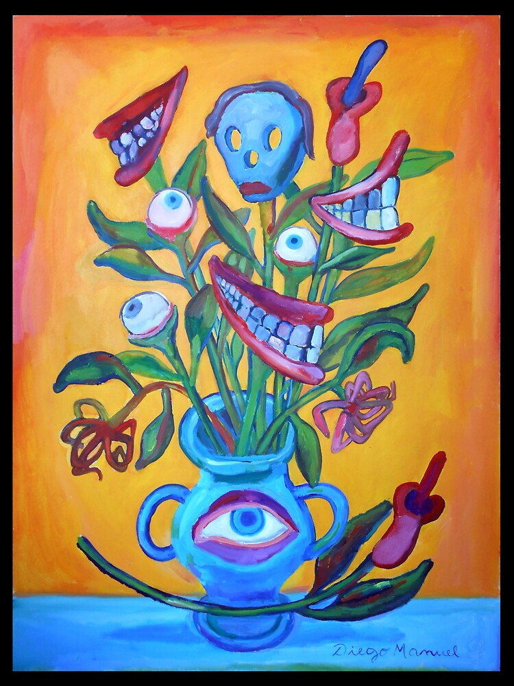 Naturaleza muerta con calavera by Diego Manuel Rodriguez