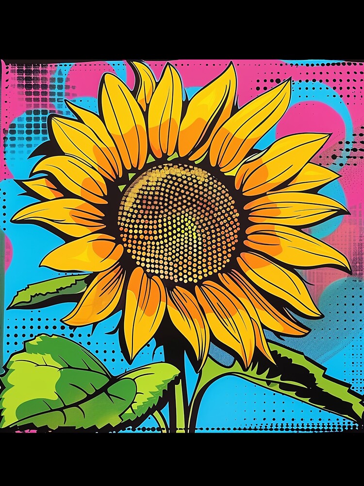 Sunflower Pop Art 2 by AstroRisq