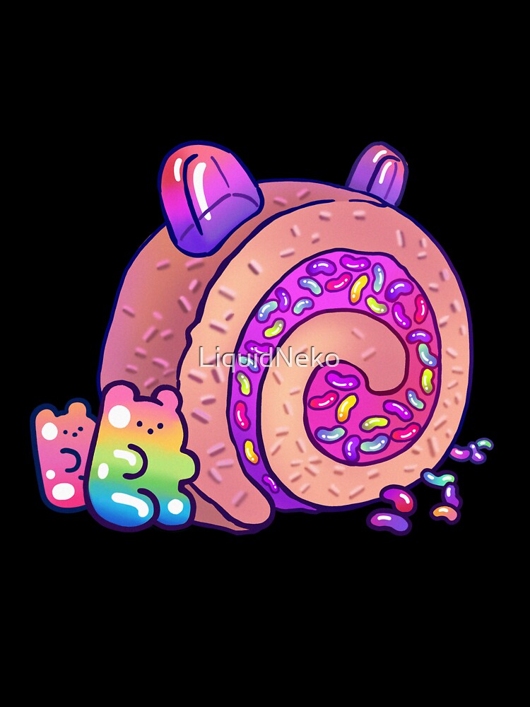 Cute Kawaii Jelly Bear Roll Cake by LiquidNeko