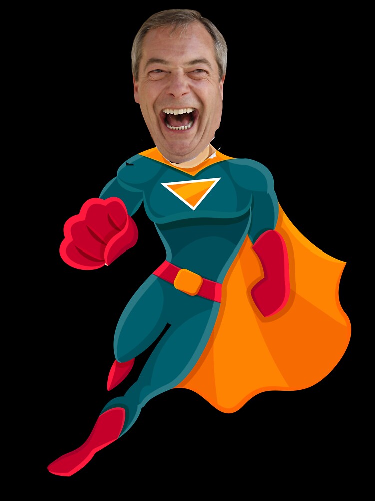 Superhero Farage by AllThatIsWelsh