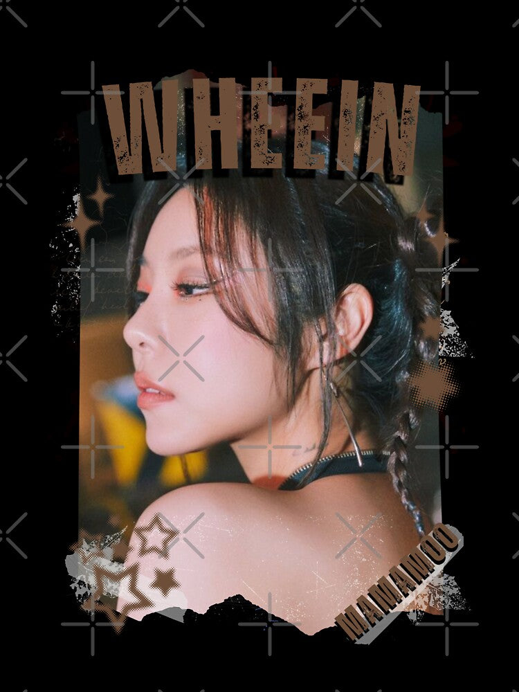 Mamamooo Wheein Kpop Female group Scrapbook Collage Cozy Y2K Vintage Design by HELL0WBELLO