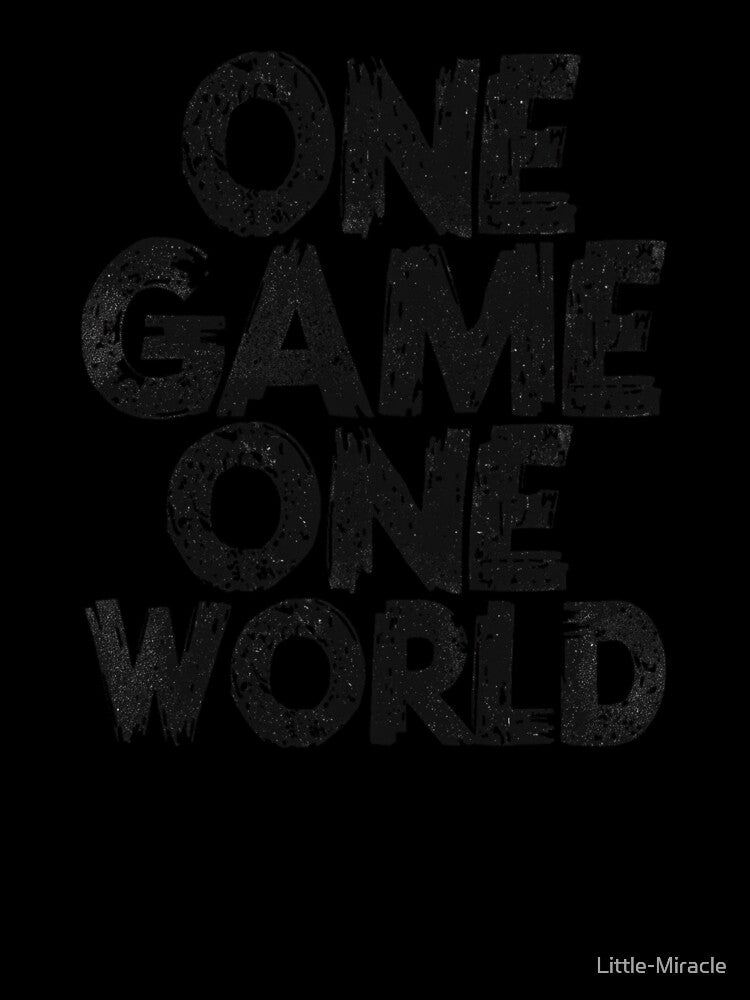 One Game One World Grunge Soccer Typography by Little-Miracle