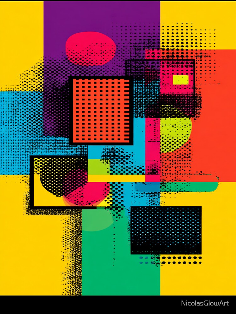 Colorful Pop Art Design by NicolasGlowArt
