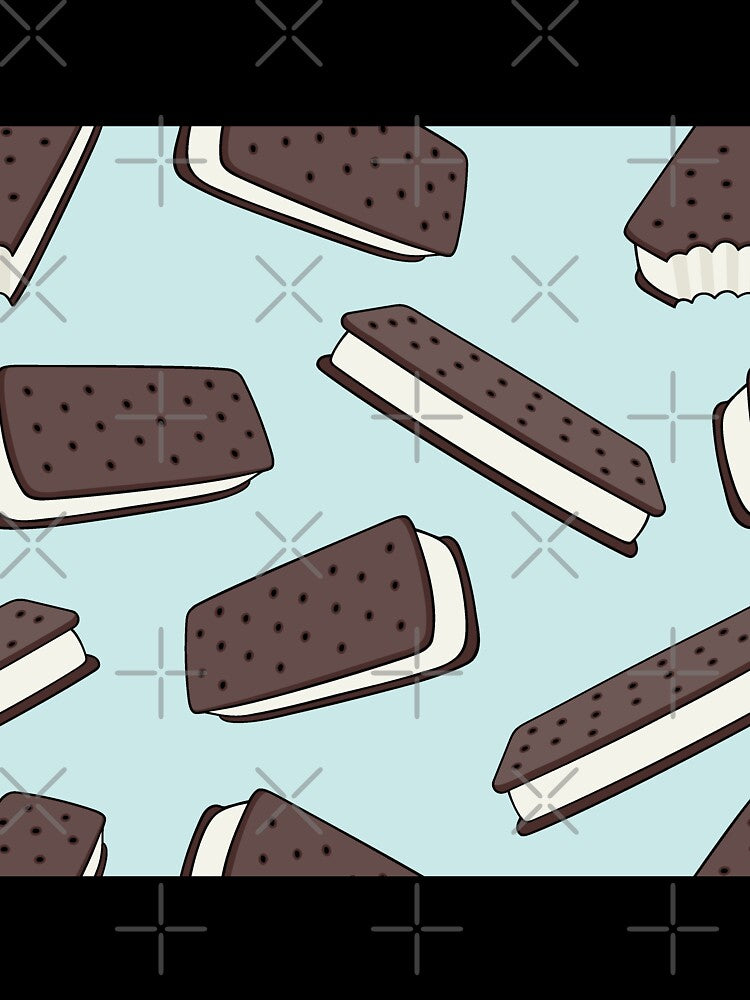 ice cream sandwich - light blue by littlearrow