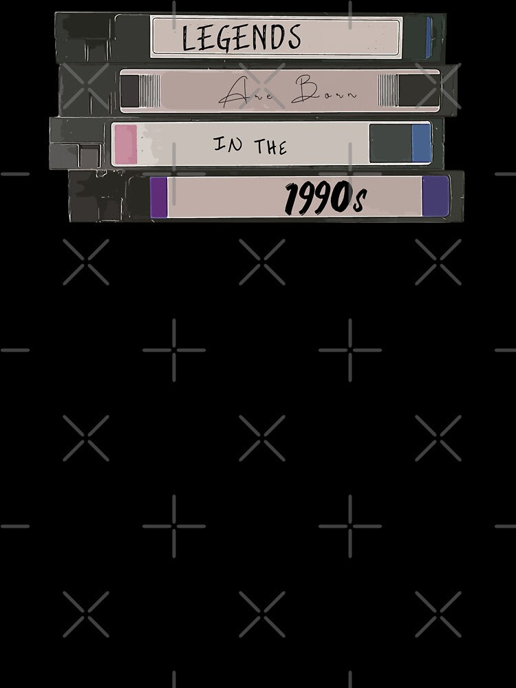 Legends are Born in the 90s – Retro VHS Nostalgia Design by MEMORY-LN-Tees