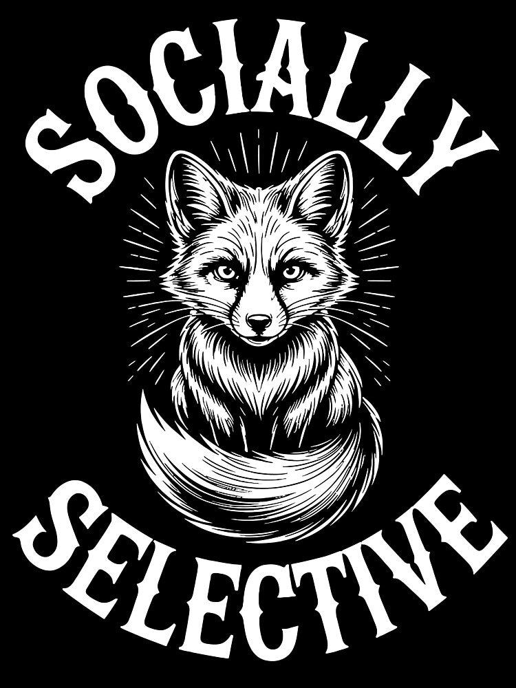 Socially Selective Calm Ambivert Fox Energy by NaturEdeN