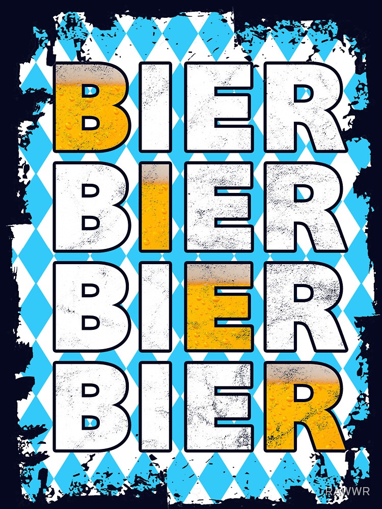 Beer beer beer! Oktoberfest drinking shirt by RAWWR