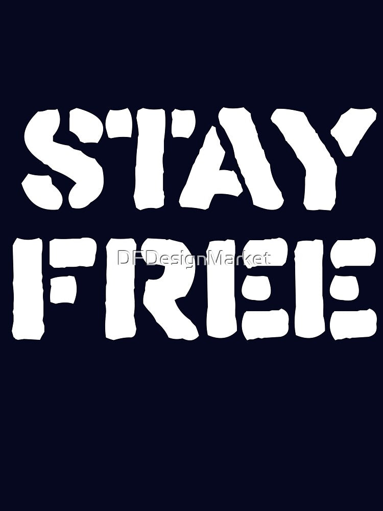 STAY FREE T-shirt, 1977 Authentic Joe Strummer, Clash Stay Freeinspired T-shirt by DFDesignMarket