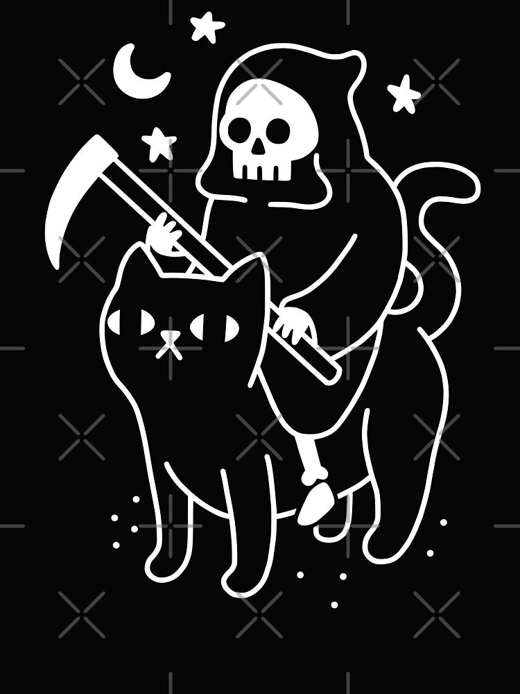 Death Rides A Black Cat by obinsun