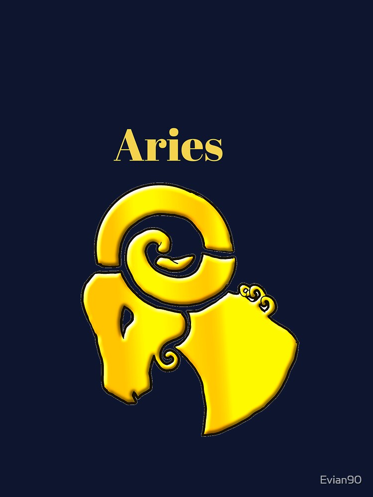Aries Zodiac Horoscope Gold by Evian90