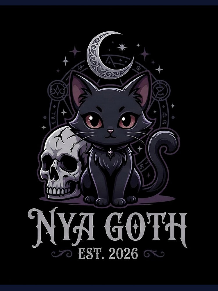 Nya Goth - Cyberpunk Occult Cat 2026 by Neo Tokio