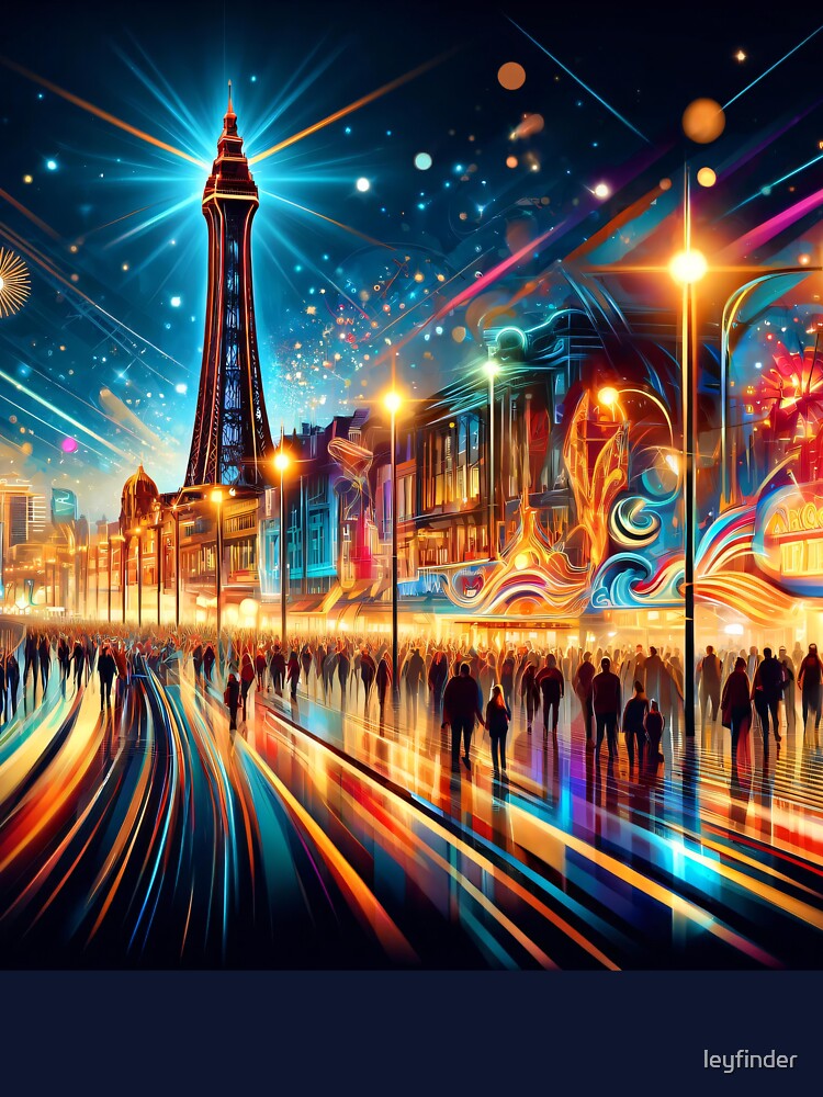 Blackpool's Luminous Nights: A Seaside Spectacular by leyfinder