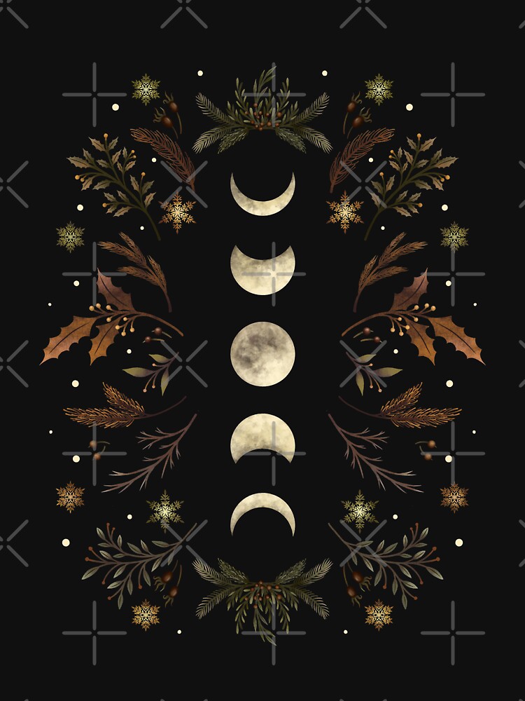 Moonlit Garden-Winter Brown by episodicDrawing