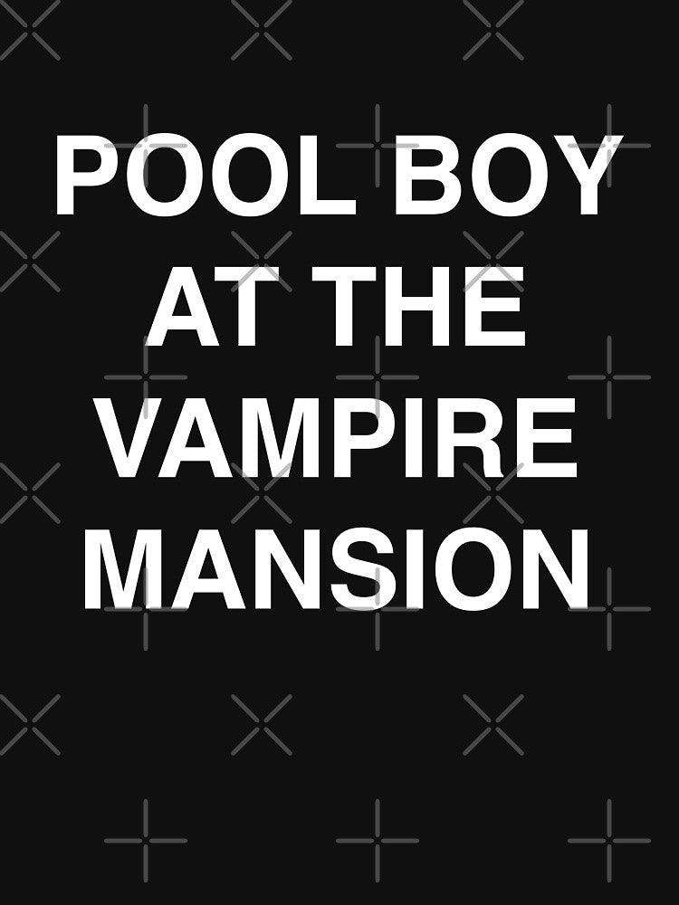 Pool Boy at the Vampire Mansion by brizzle321d