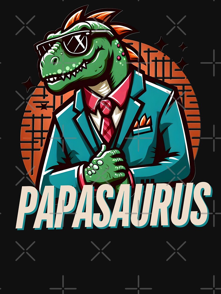 Papasaurus Dad Joke by Annabelhut
