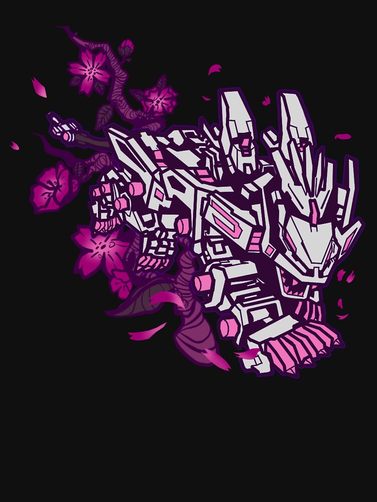 Cherry Blossom Zoids Liger Zero by KitTeaInked