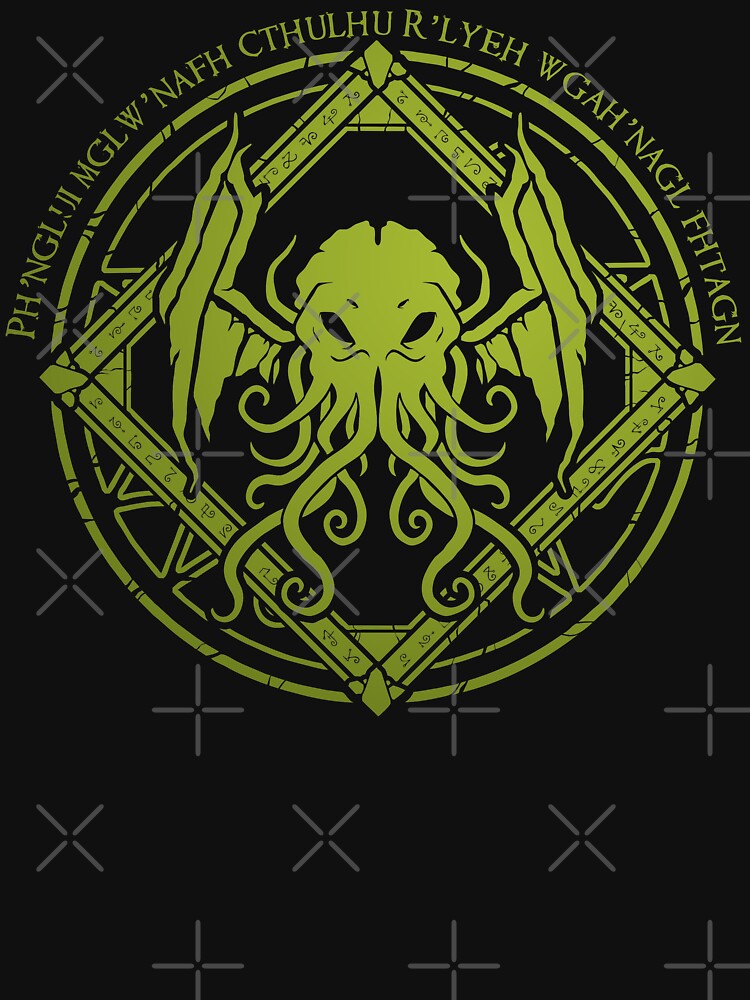 Cthulhu - Lovecraft - Chant design by zachholmbergart
