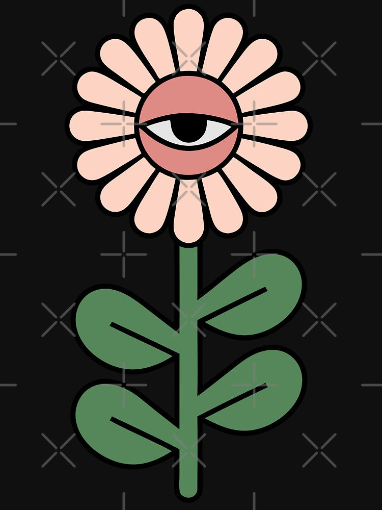 Eyed Flower | Trippy Flower | Sleepy Flower by OrganicLights