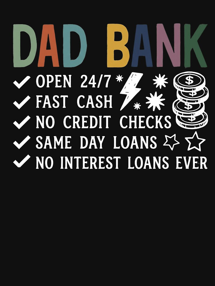 Funny Dad Bank Dad Joke Father's Day by Grace-Cop