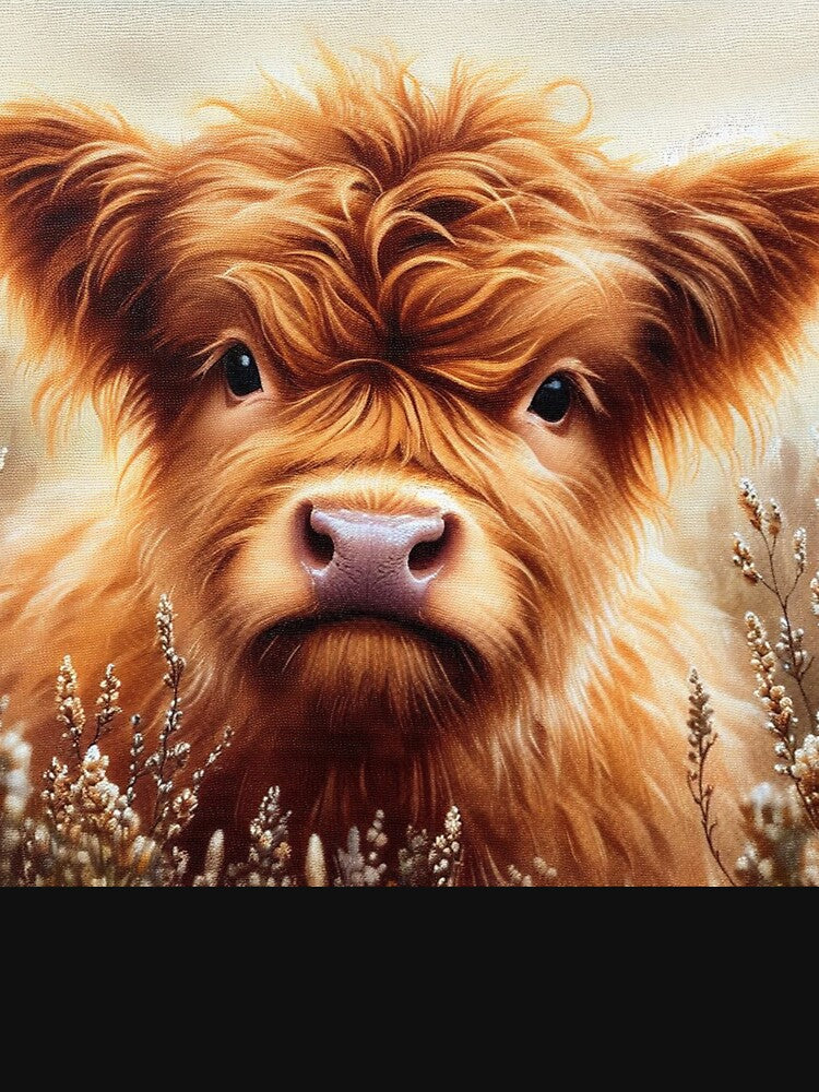 Baby Highland Cow by Azrora