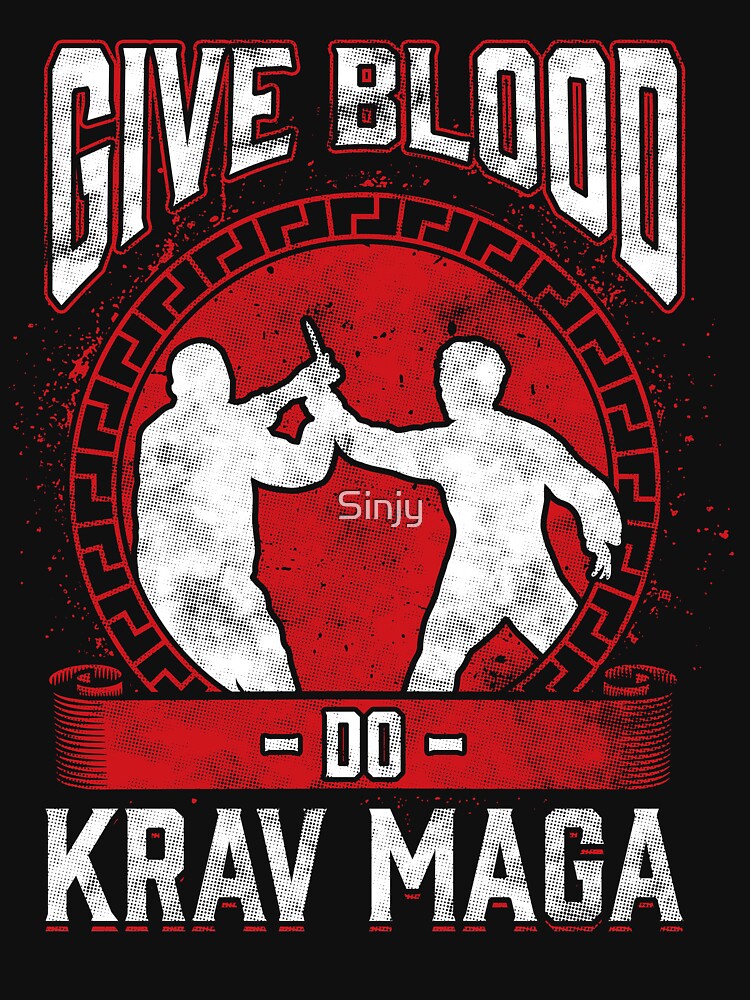 Give Blood Do Krav Maga by Sinjy