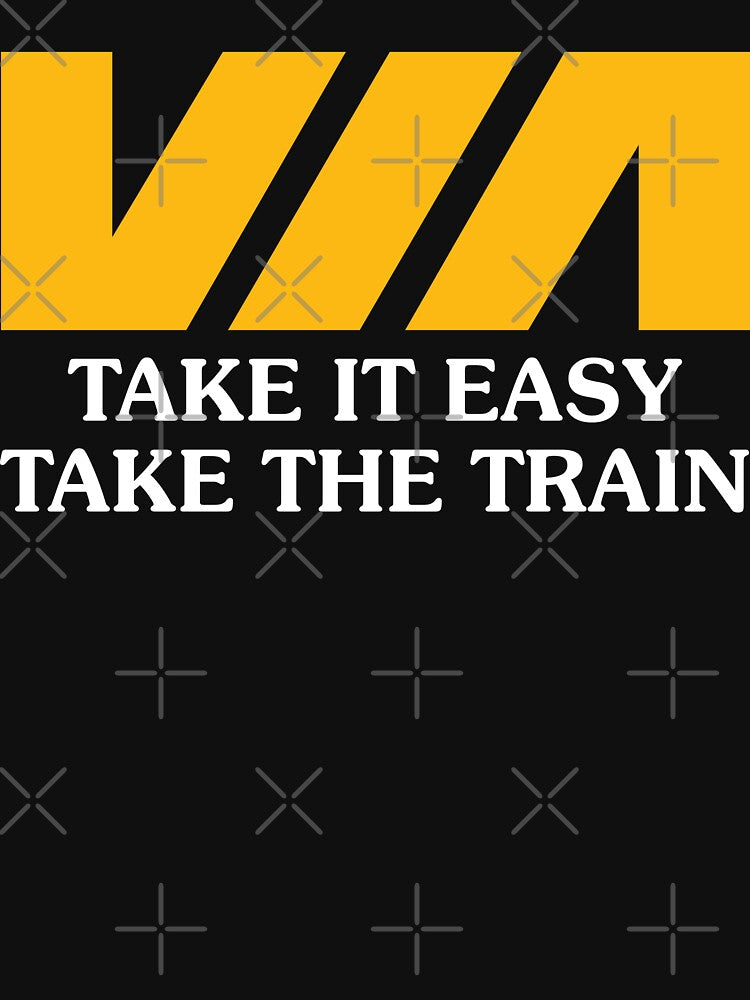 Vintage Advertising - Take it Easy Take the Train! by Kingston Sub by Jason Shron