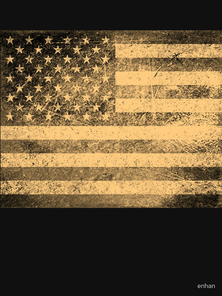 Old American Flag Grunge by enhan