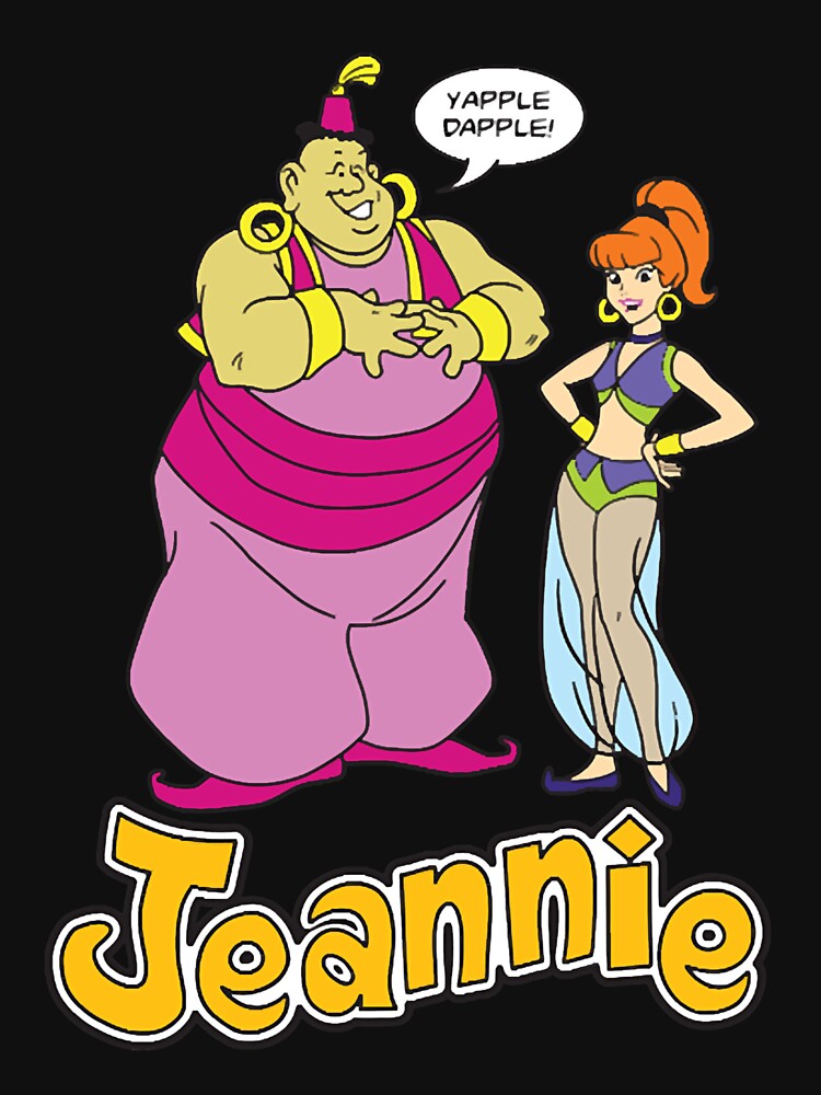 Jeannie Cartoon T-Shirt Perfect Gift by KAYLAWATKINSS