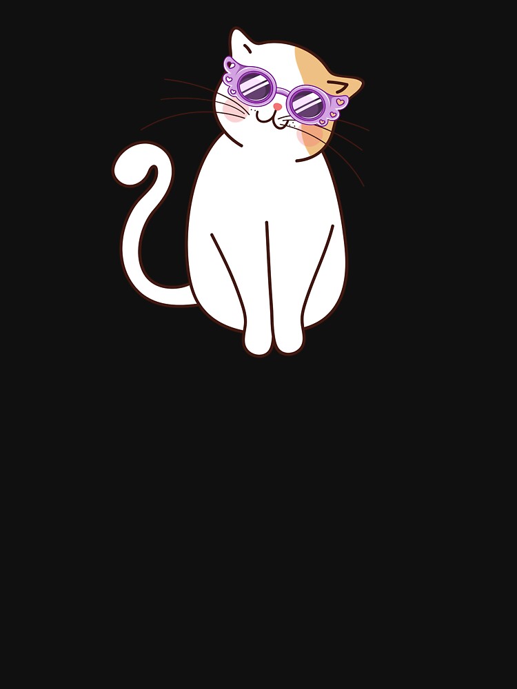 cat with glasses by TheVIP