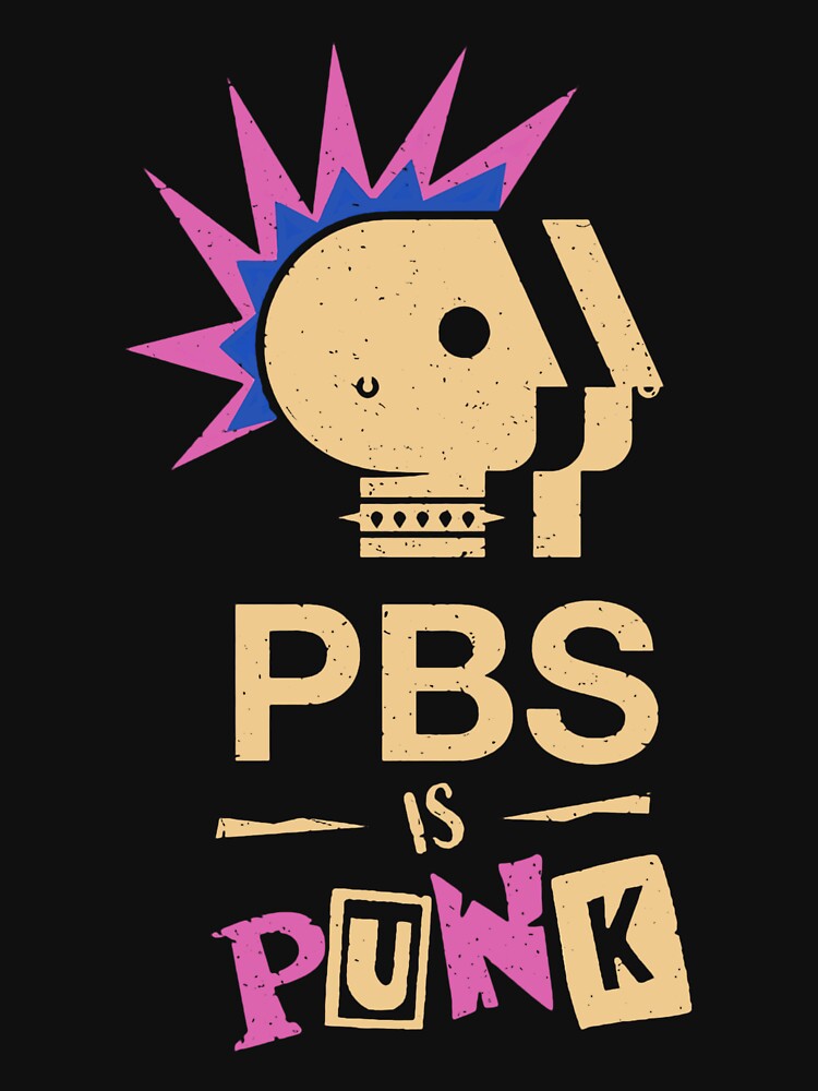 Vintage PBS is Punk by JacquelinePerki