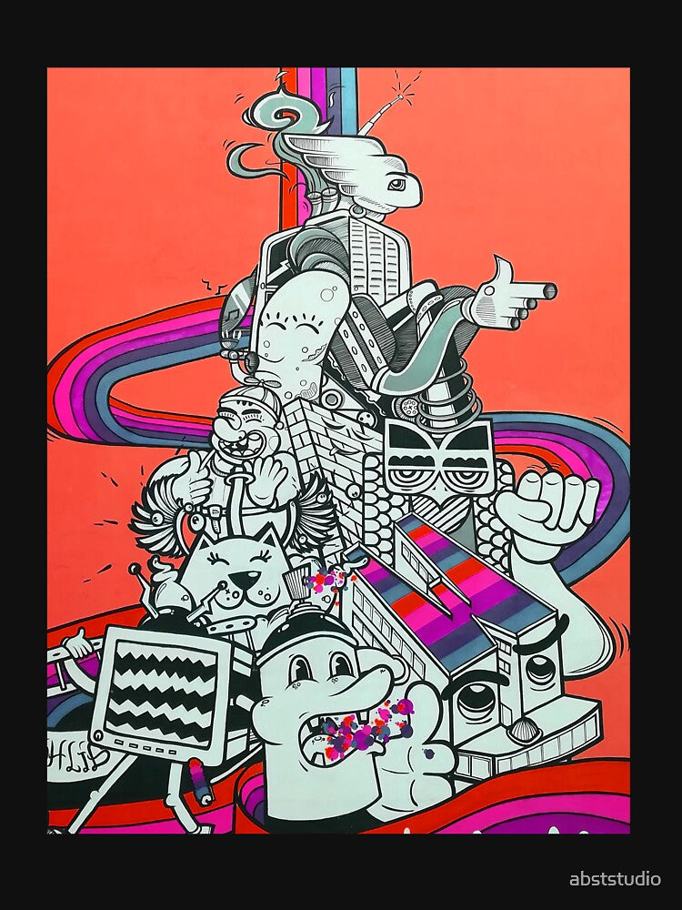 Abstract Creative Design - Street wall art by abststudio
