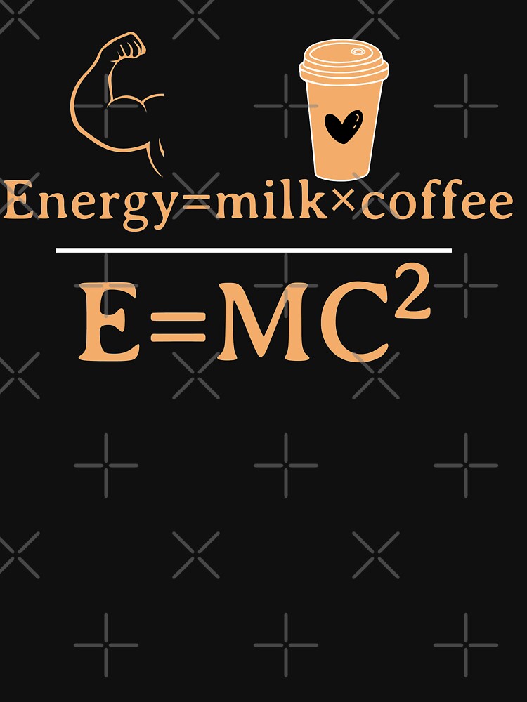 Energy milk coffee/ E=mc2 by STDesignss