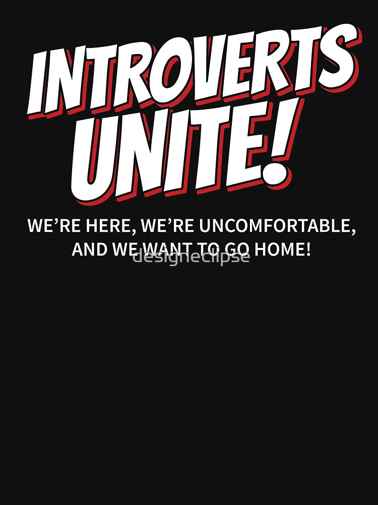 Introverts Unite Funny Introvert Gift by designeclipse