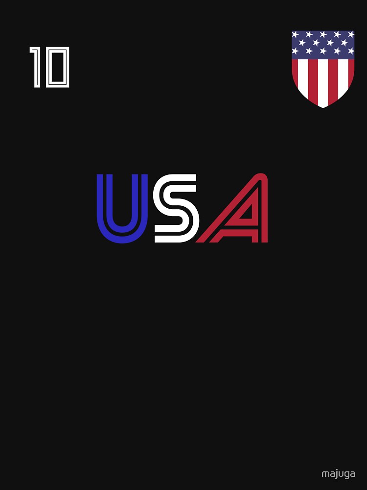 USA Soccer Team American Flag football fan by majuga