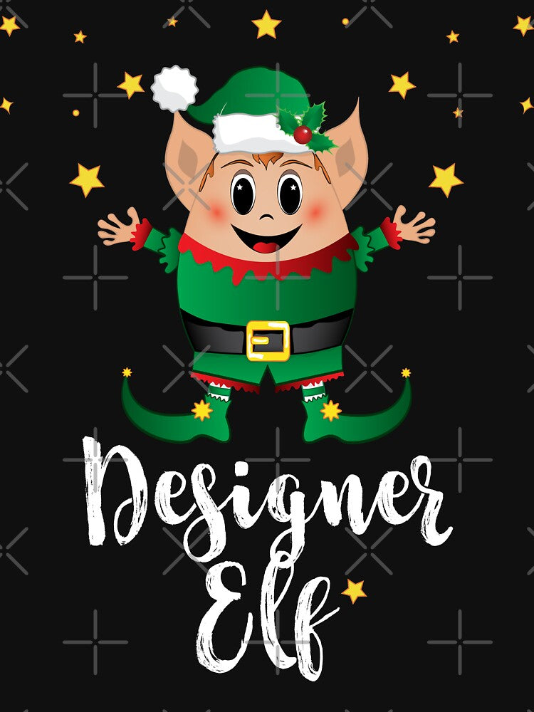 Designer Elf Squad Men Christmas Matching Family Xmas Group by ZNOVANNA