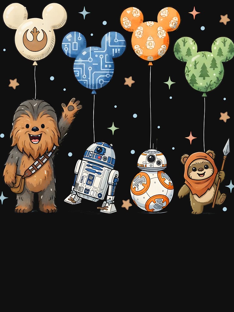 Cute Space Character Balloon Cartoon Galaxy Retro Aesthetic by MicheleWelHoBo