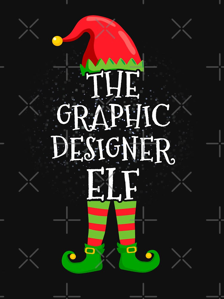 GRAPHIC DESIGNER Elf Family Matching Christmas Group by CosmoKitsch