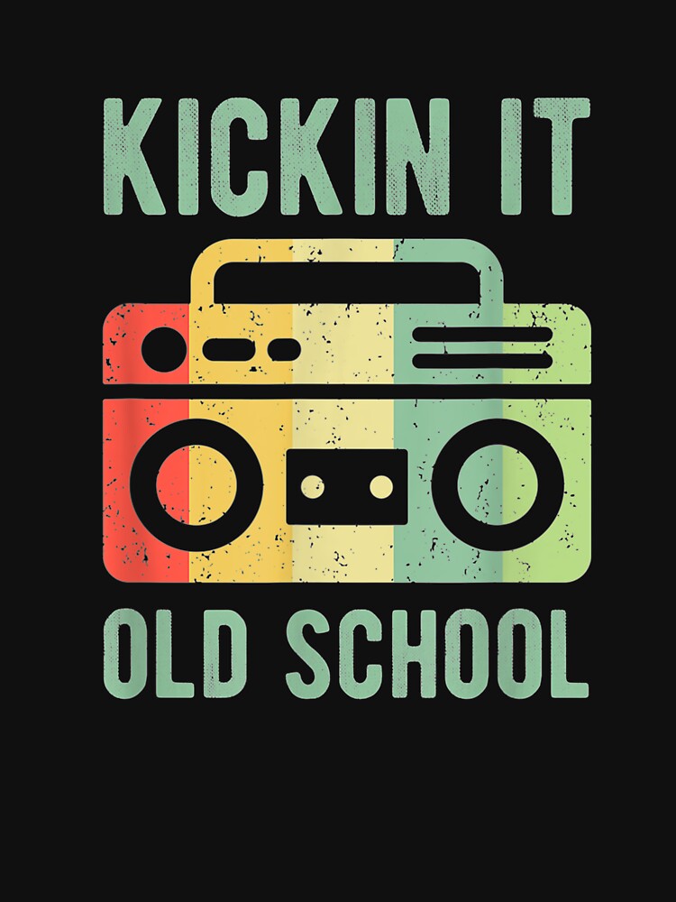 Kickin It Old School 80s 90s Boombox Retro Music by nancyholly